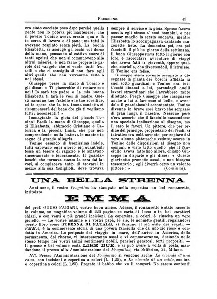 Frugolino giornale dei fanciulli