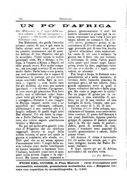 Frugolino giornale dei fanciulli