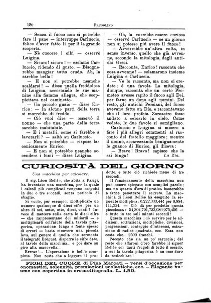 Frugolino giornale dei fanciulli