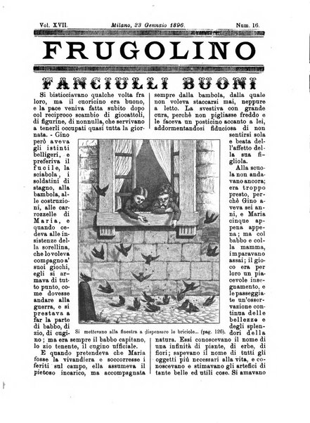 Frugolino giornale dei fanciulli