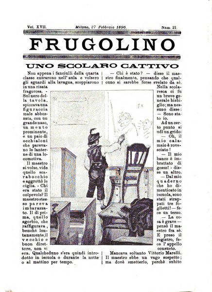 Frugolino giornale dei fanciulli