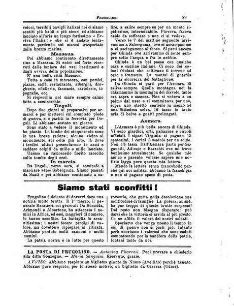 Frugolino giornale dei fanciulli