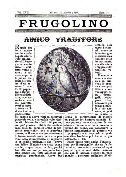 Frugolino giornale dei fanciulli