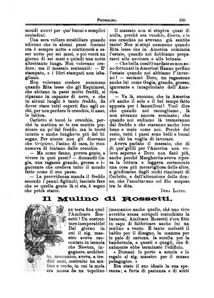 Frugolino giornale dei fanciulli