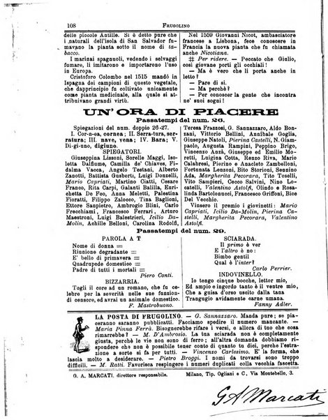 Frugolino giornale dei fanciulli