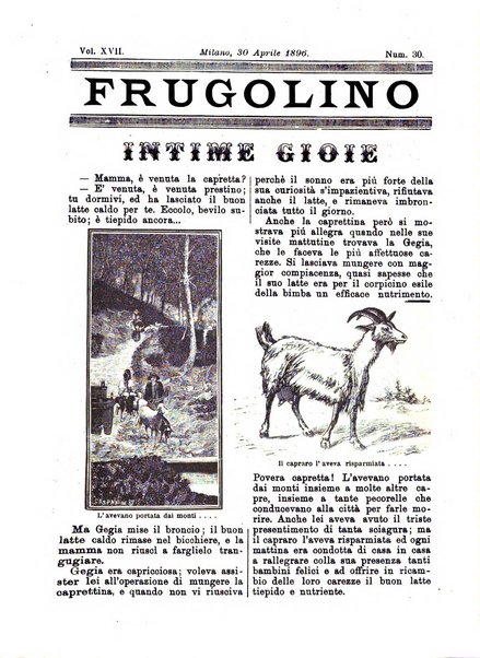 Frugolino giornale dei fanciulli