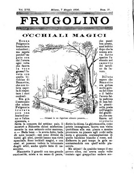 Frugolino giornale dei fanciulli