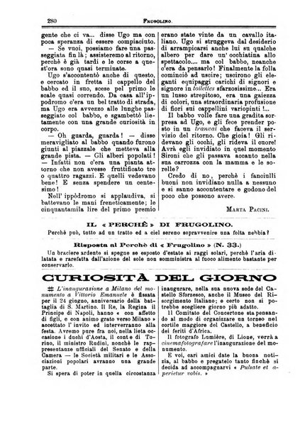 Frugolino giornale dei fanciulli