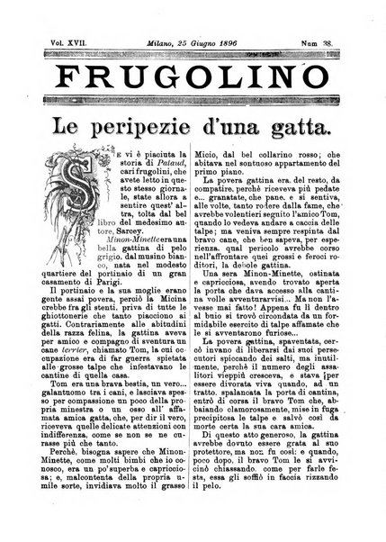 Frugolino giornale dei fanciulli