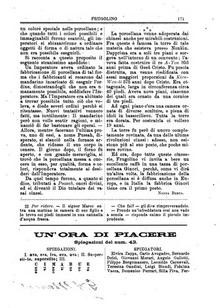 Frugolino giornale dei fanciulli