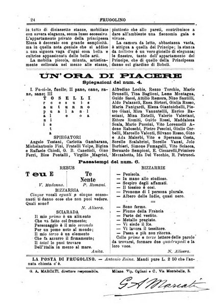 Frugolino giornale dei fanciulli