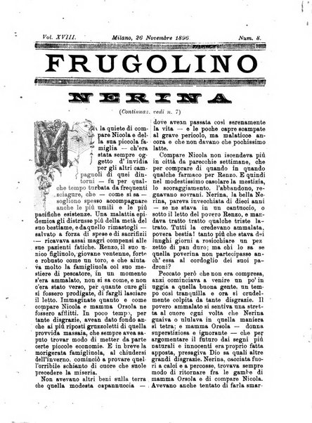 Frugolino giornale dei fanciulli