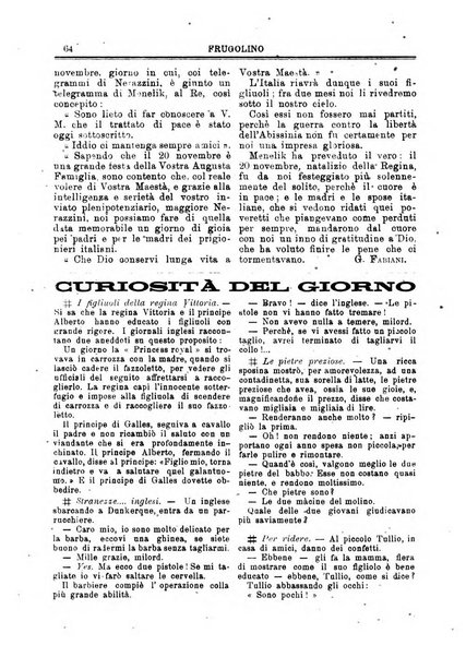 Frugolino giornale dei fanciulli