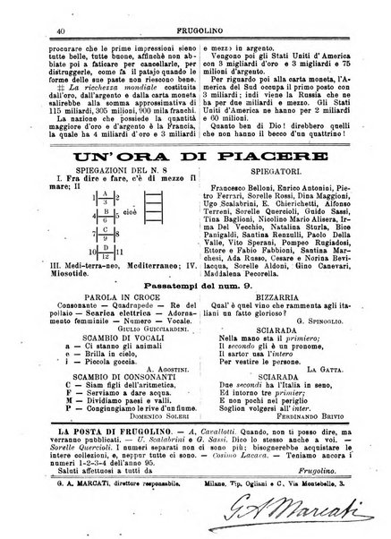 Frugolino giornale dei fanciulli