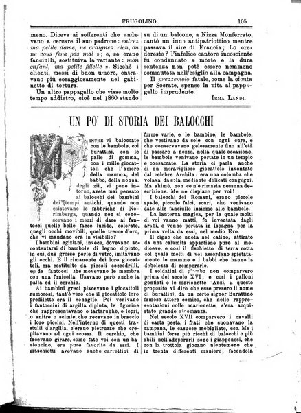 Frugolino giornale dei fanciulli