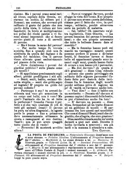 Frugolino giornale dei fanciulli