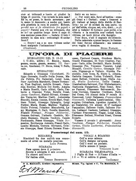 Frugolino giornale dei fanciulli