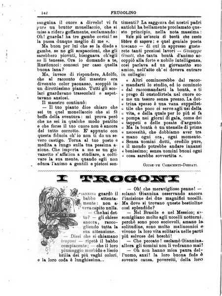 Frugolino giornale dei fanciulli