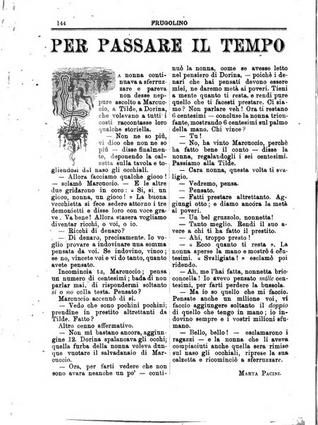 Frugolino giornale dei fanciulli