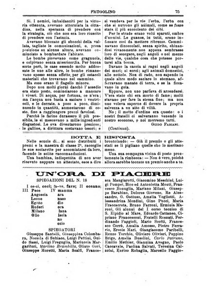 Frugolino giornale dei fanciulli