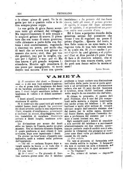 Frugolino giornale dei fanciulli