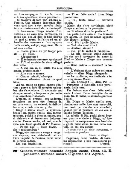 Frugolino giornale dei fanciulli