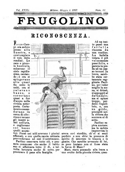 Frugolino giornale dei fanciulli