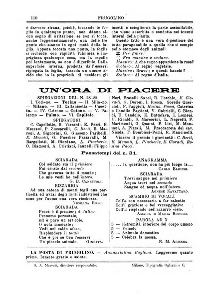 Frugolino giornale dei fanciulli