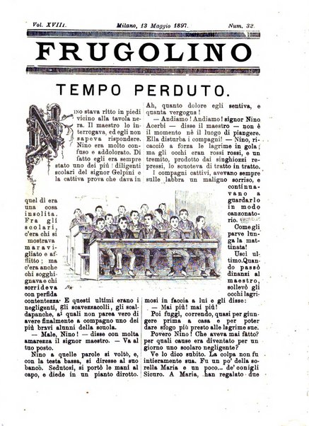 Frugolino giornale dei fanciulli