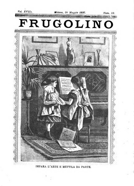 Frugolino giornale dei fanciulli