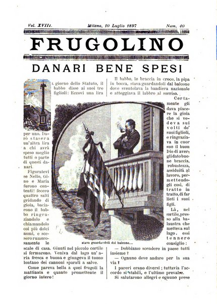 Frugolino giornale dei fanciulli