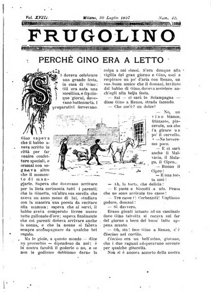 Frugolino giornale dei fanciulli