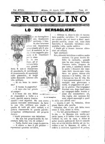 Frugolino giornale dei fanciulli