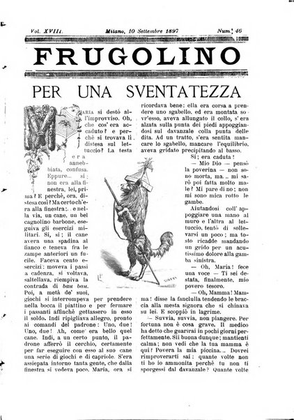 Frugolino giornale dei fanciulli