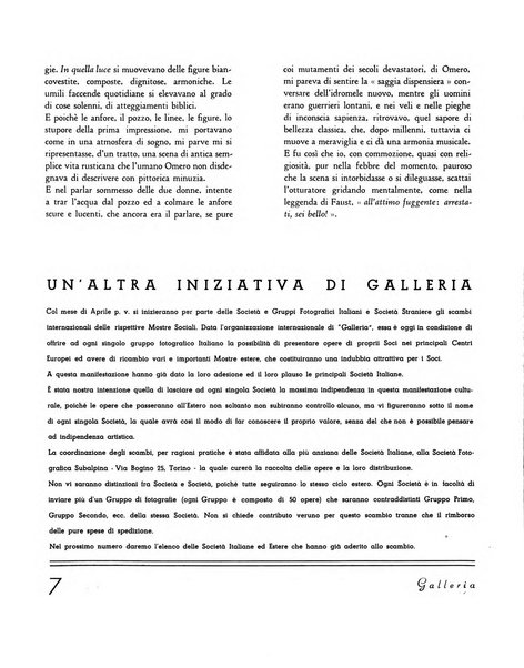 Galleria rassegna mensile internazionale d'arte fotografica