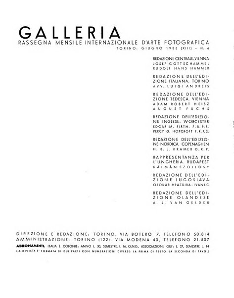 Galleria rassegna mensile internazionale d'arte fotografica