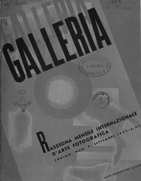 Galleria rassegna mensile internazionale d'arte fotografica