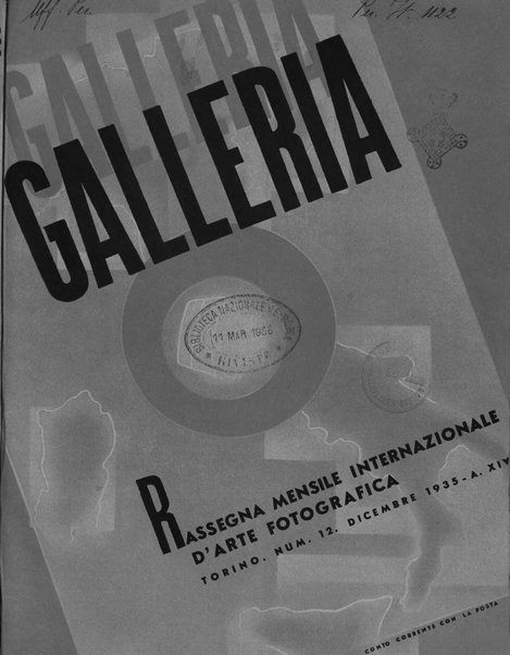 Galleria rassegna mensile internazionale d'arte fotografica