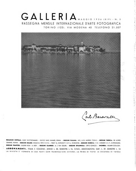 Galleria rassegna mensile internazionale d'arte fotografica