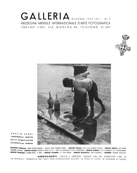 Galleria rassegna mensile internazionale d'arte fotografica