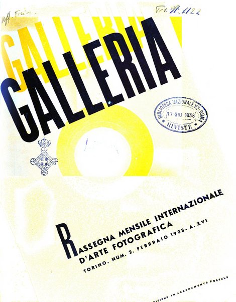 Galleria rassegna mensile internazionale d'arte fotografica