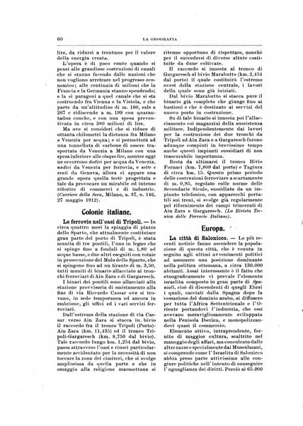 La geografia comunicazioni dell'Istituto geografico De Agostini