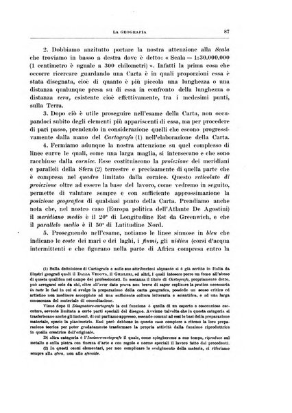 La geografia comunicazioni dell'Istituto geografico De Agostini