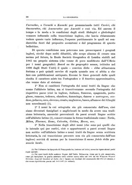 La geografia comunicazioni dell'Istituto geografico De Agostini