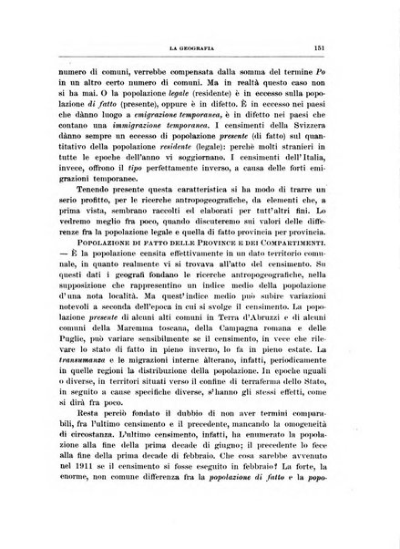 La geografia comunicazioni dell'Istituto geografico De Agostini