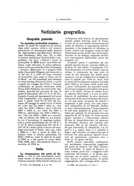 La geografia comunicazioni dell'Istituto geografico De Agostini