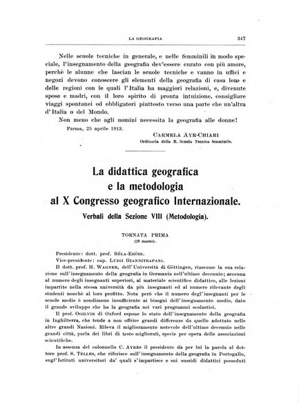 La geografia comunicazioni dell'Istituto geografico De Agostini