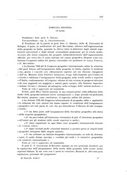 La geografia comunicazioni dell'Istituto geografico De Agostini