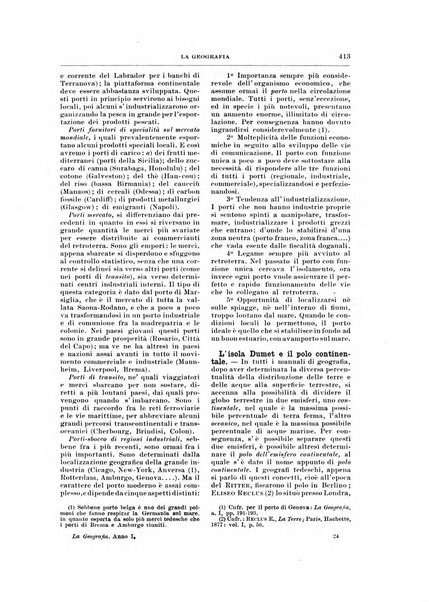 La geografia comunicazioni dell'Istituto geografico De Agostini