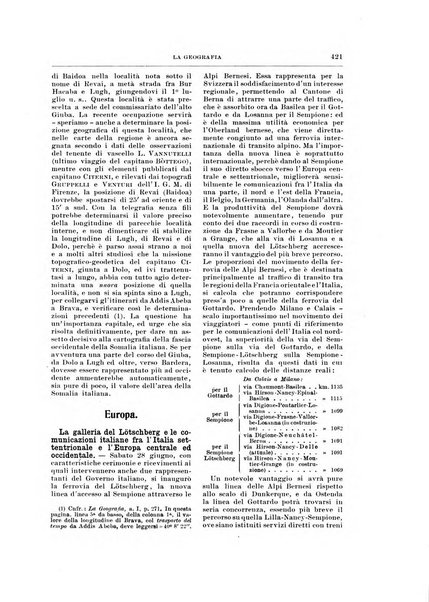 La geografia comunicazioni dell'Istituto geografico De Agostini